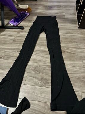 lululemon athletica Black Boot Cut Flare Pants